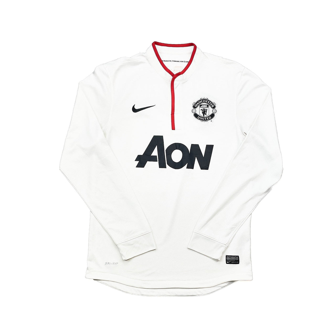 2012/14 Manchester United Rooney #10 L/S Away Shirt (S) Nike