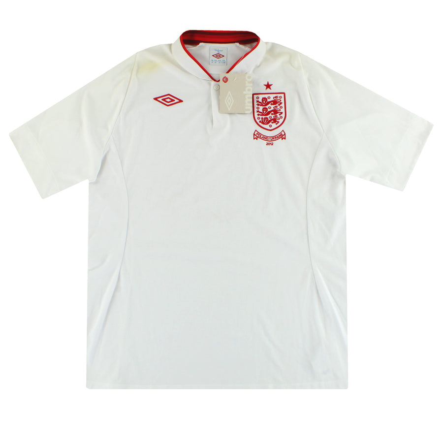 Camiseta Umbro 'Polonia/Ucrania' Titular Inglaterra 2012 *con etiquetas* XL