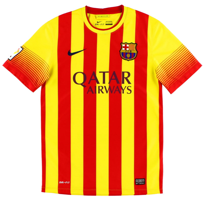 2013-14 Barcelona Nike Camiseta Visitante Talla S