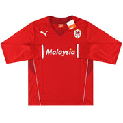 Camiseta Local Manga Larga Puma Cardiff 2013-14 *con etiquetas*