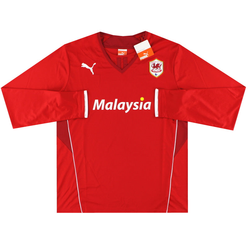 Camiseta Local Manga Larga Puma Cardiff 2013-14 *con etiquetas*