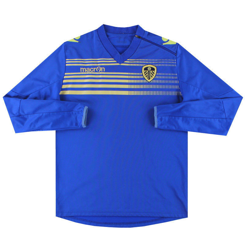 2013-14 Leeds Macron Sudadera 1/4 Cremallera M
