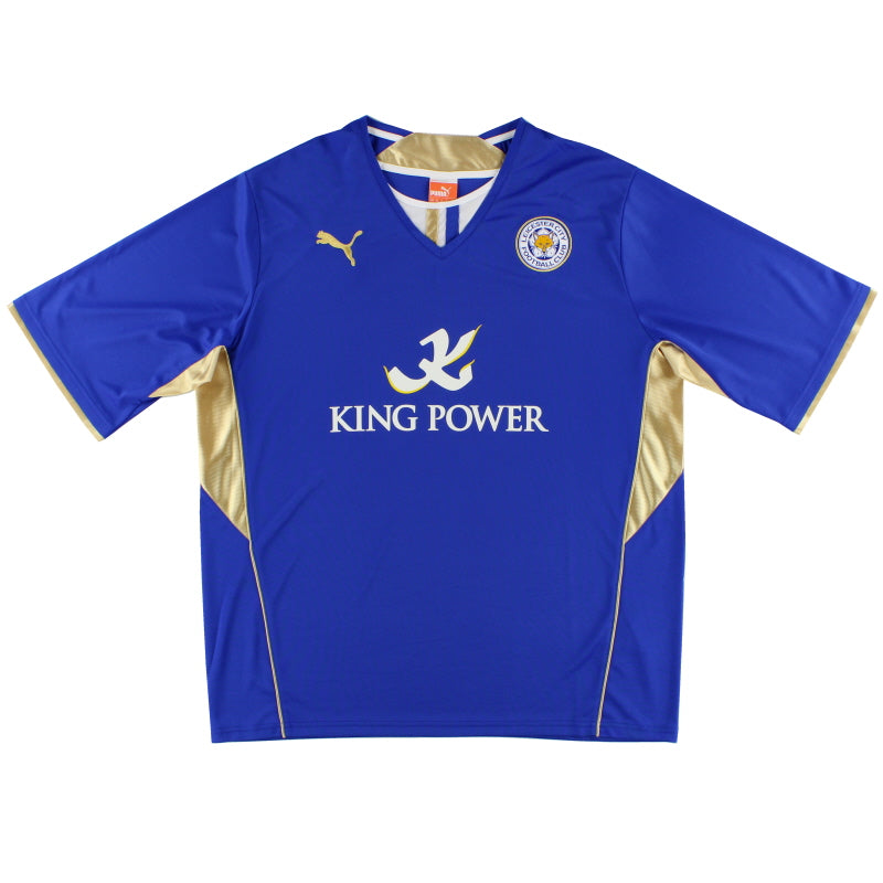 Camiseta de local Puma del Leicester 2013-14 Talla M