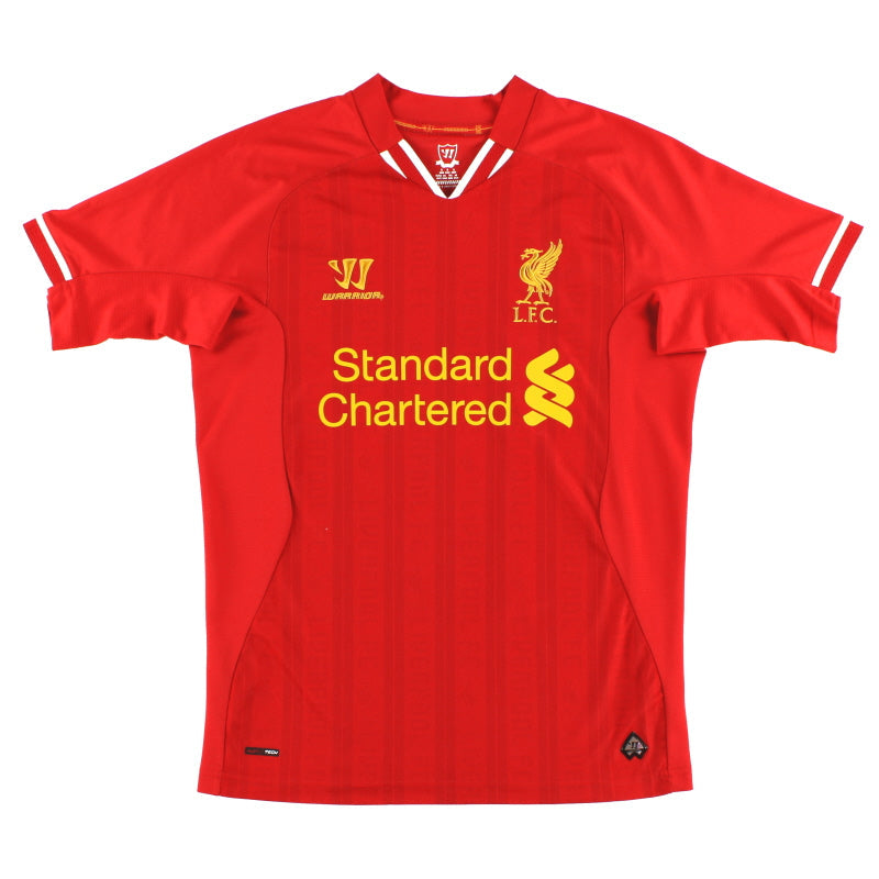 2013-14 Liverpool Warrior Home Shirt L