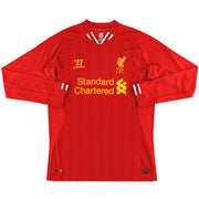 Camiseta Warrior Local del Liverpool 2013-14 T-Manga Larga XXL