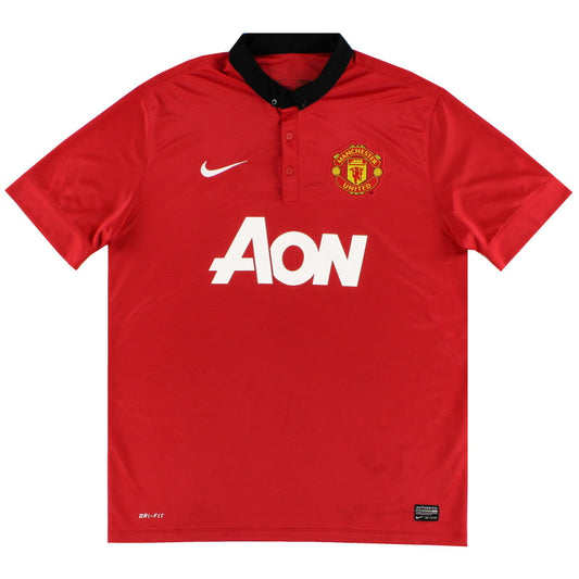 2013-14 Manchester United Nike Home Shirt M