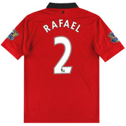 Camiseta Nike de local del Manchester United 2013-14 Rafael #2 T