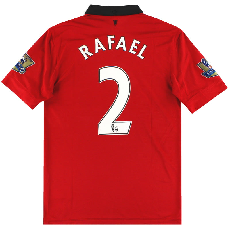 Camiseta Nike de local del Manchester United 2013-14 Rafael #2 T