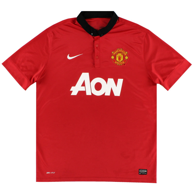 Camiseta Nike de local del Manchester United 2013-14 Talla XL