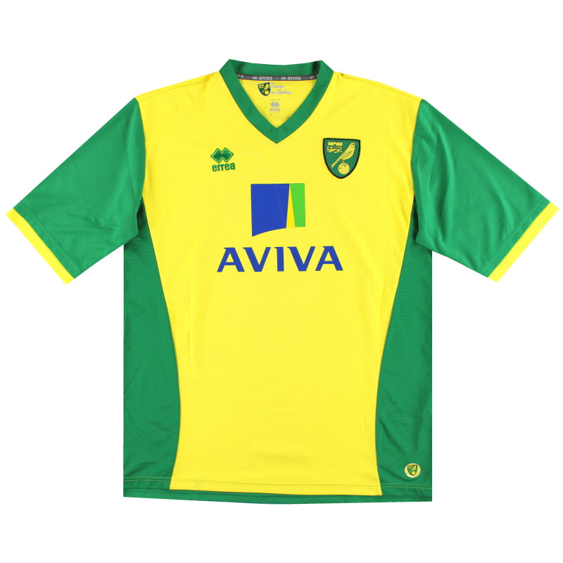 2013-14 Norwich Errea Camiseta Local XXXXL
