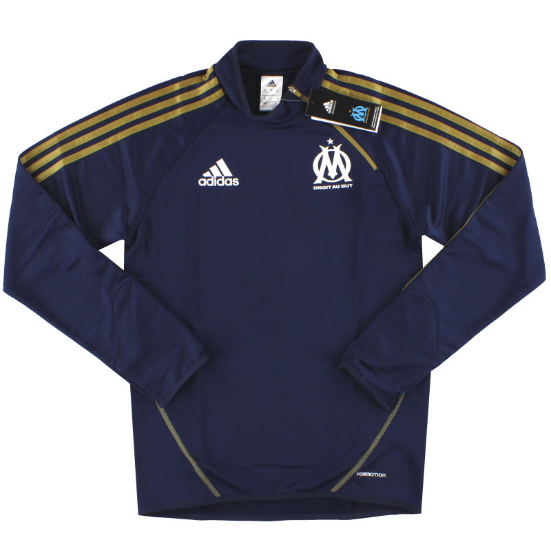 2013-14 Olympique Marsella adidas Parte Superior de Entrenamiento Técnico *con etiquetas* XS