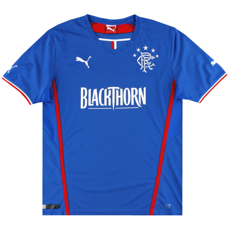Camiseta de la primera equipación del Rangers Puma 2013-14 *Impecable* XXL