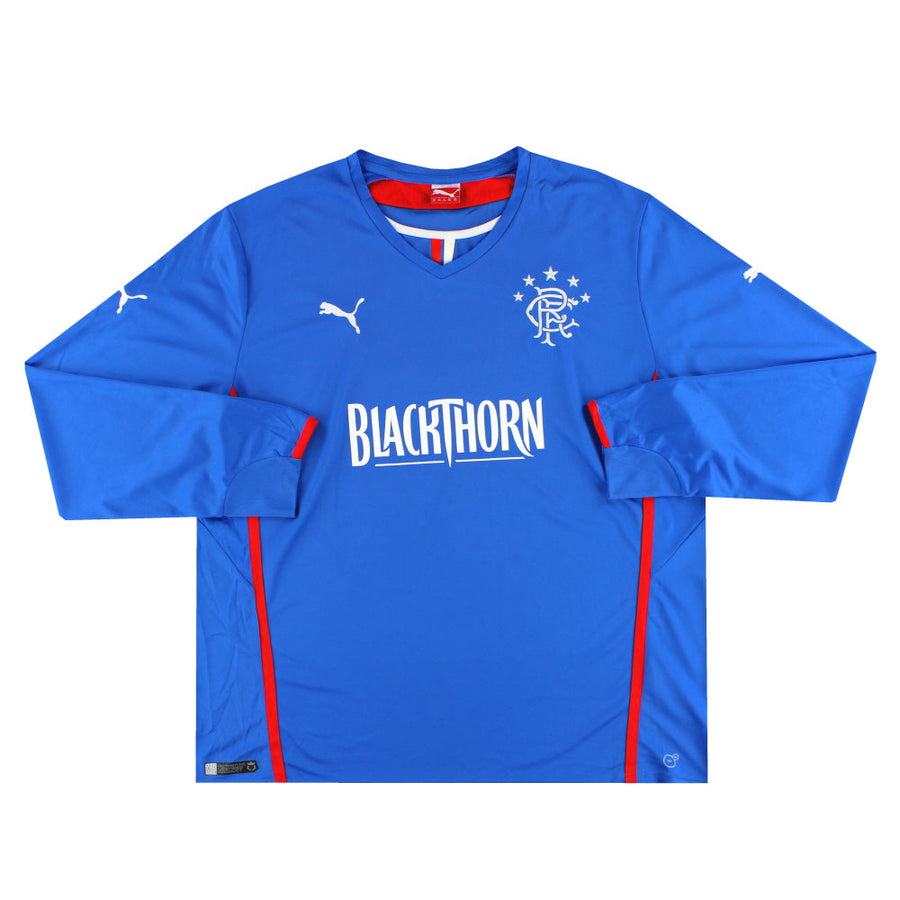 Camiseta de local Puma de los Rangers 2013-14 manga larga XXXL