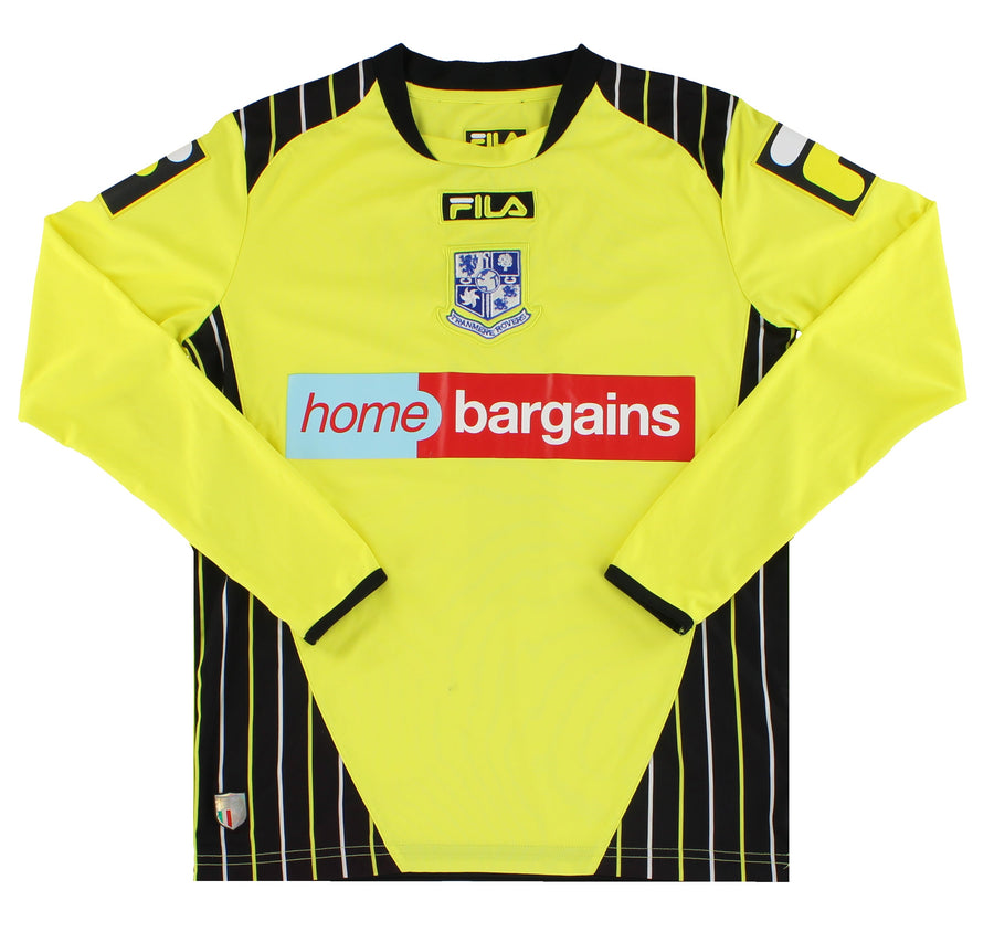 2013-14 Tranmere Rovers Fila Goalkeeper Shirt Upton #1 L.Boys
