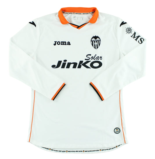 2013-14 Valencia Joma Home Shirt L/S