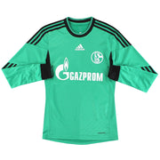 Camiseta de jugador adidas Schalke 2013-15, tercer uniforme, manga larga *Impecable* Talla S