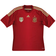 2013-15 Spain adidas Home Shirt S