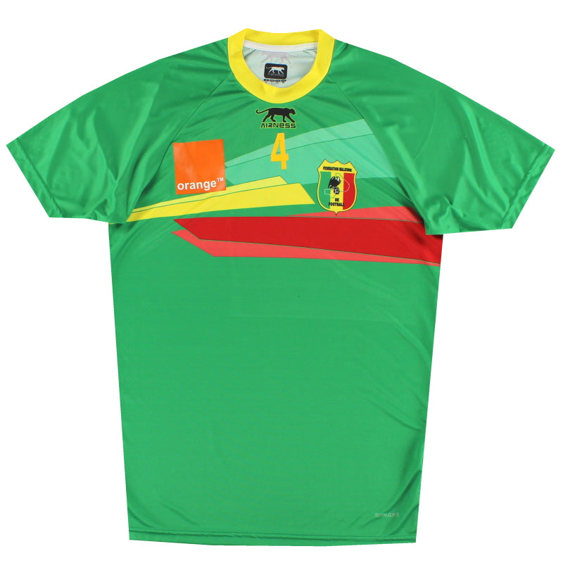 2013 Mali Airness Camiseta de entrenamiento de jugador #4 L