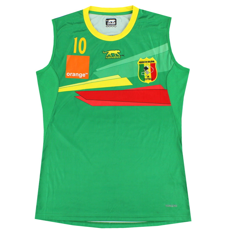 2013 Mali Airness Chaleco de entrenamiento Player Issue #10 L