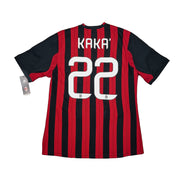 2013/14 AC Milan Kaka #22 *Nueva con etiquetas y defectos* Camiseta de local (L) Adidas