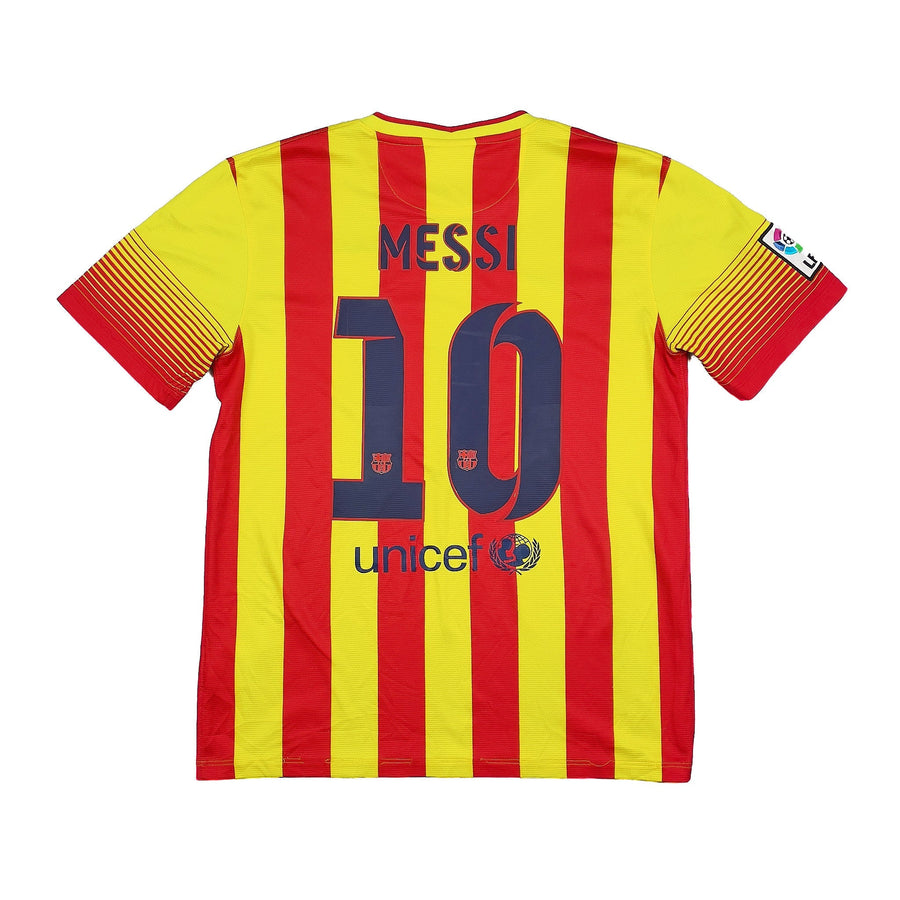 Camiseta de visitante 2013/14 del Barcelona de Messi #10 (M) Nike