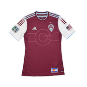 2013/14 Colorado Rapids *firmada por el equipo* camiseta de local para jugador (S) Adidas