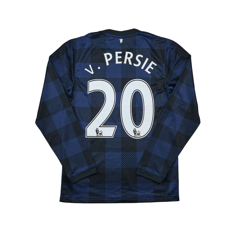 Camiseta Visitante Nike Manchester United 2013/14 Manga Larga V.Persie #20 (Talla S)