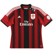 Camiseta europea local adidas AC Milan 2014-15 *BNIB* XS