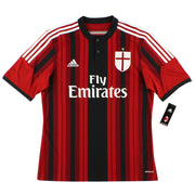 Camiseta de local AC Milan adidas 2014-15 *A ESTRENAR EN CAJA* XS