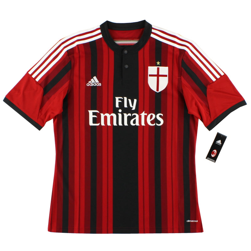 Camiseta de local AC Milan adidas 2014-15 *A ESTRENAR EN CAJA* XS