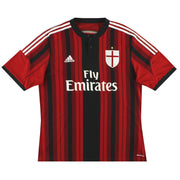 Camiseta de local adidas del AC Milan 2014-15 Y