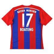 Camiseta del Bayern de Múnich adidas local 2014-15 Boateng #17 XL