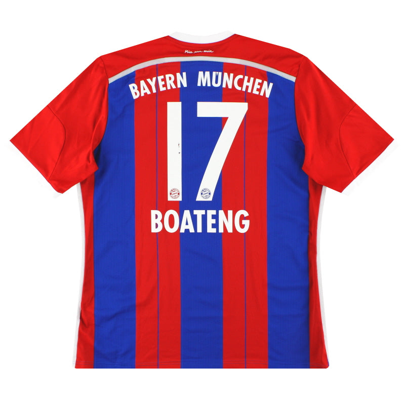 Camiseta del Bayern de Múnich adidas local 2014-15 Boateng #17 XL