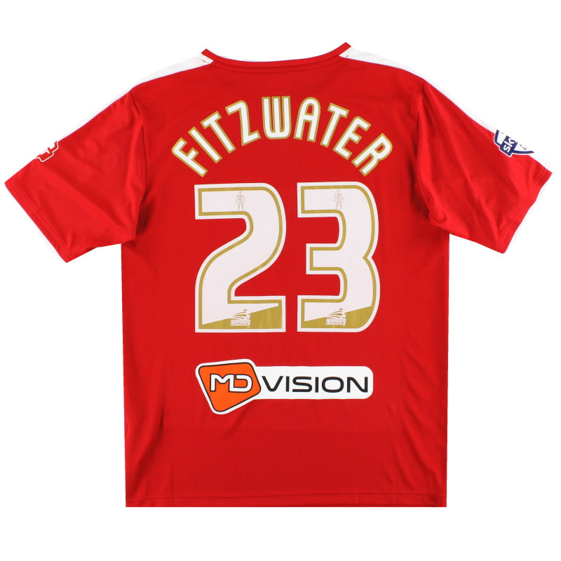 Camiseta de visitante del Chesterfield Puma para jugador 2014-15 Fitzwater #23 M