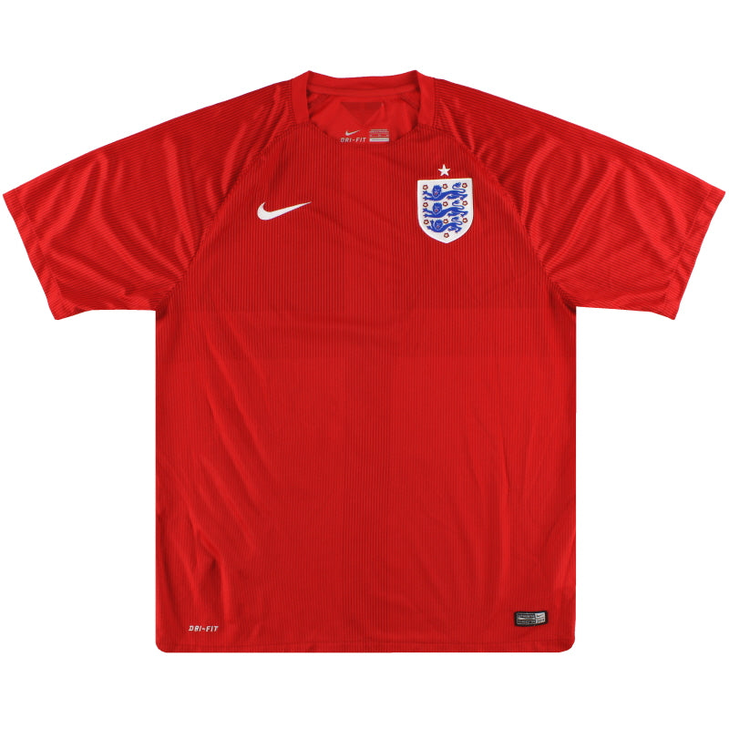 Camiseta de visitante Nike de Inglaterra 2014-15 L