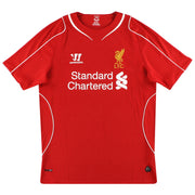 Camiseta de local Warrior del Liverpool 2014-15 Talla S