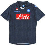 2014-15 Napoli Macron Camiseta Básica Visitante *Nueva en Caja* XS