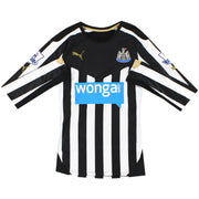 Camiseta de casa Puma auténtica del Newcastle 2014-15 Manga Larga XL