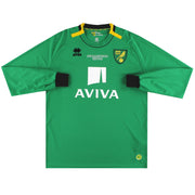 2014-15 Camiseta de portero de manga larga Errea 'Play-Off' del Norwich City 4XL