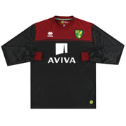 Camiseta visitante Errea del Norwich City 2014-15 Manga Larga XXXL