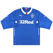 Camiseta Rangers Puma Local Manga Larga 2014-15 L