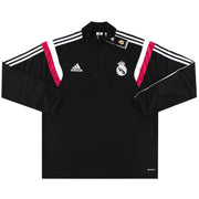 Sudadera de entrenamiento Real Madrid adidas 1/2 cremallera 2014-15 *con etiquetas* XL