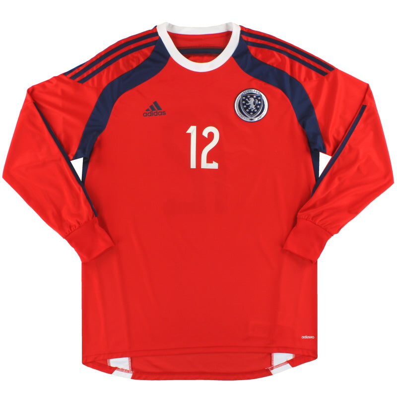 2014-15 Escocia adidas adizero Camiseta Portero #12 *Como Nueva* S