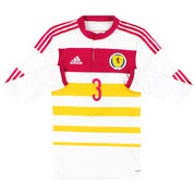 2014-15 Escocia adidas Camiseta de Jugador adizero Visitante Manga Larga *Como Nueva*