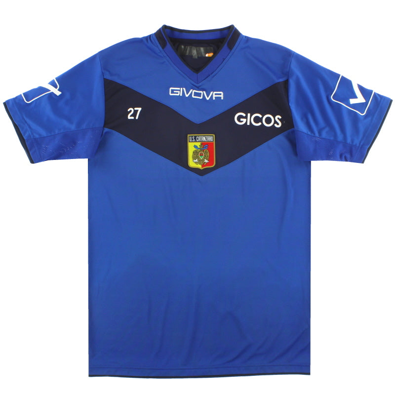 2014-15 U.S. Catanzaro Givova Camiseta de Entrenamiento de Jugador #27 M