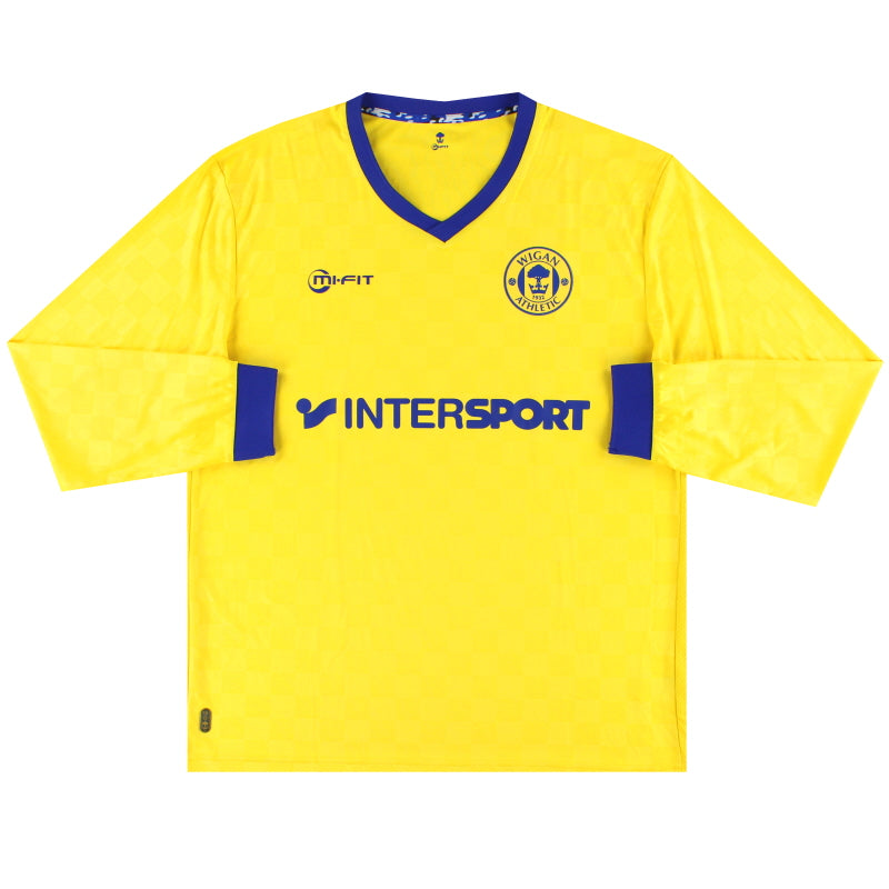 2014-15 Camiseta Visitante del Wigan Manga Larga *Como Nueva* XL
