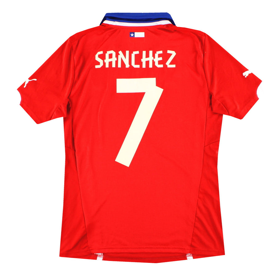 Camiseta Local Puma de Chile 2014-15 Sánchez #7 L