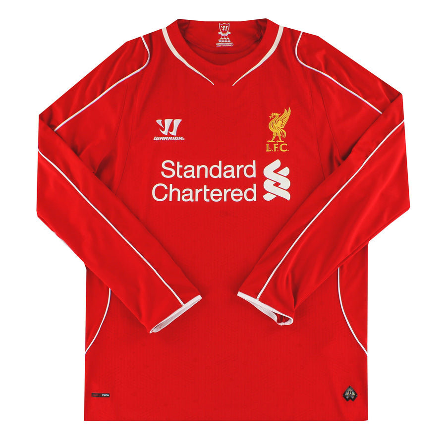 2014-15 Liverpool Warrior Home Shirt *Mint* L/S