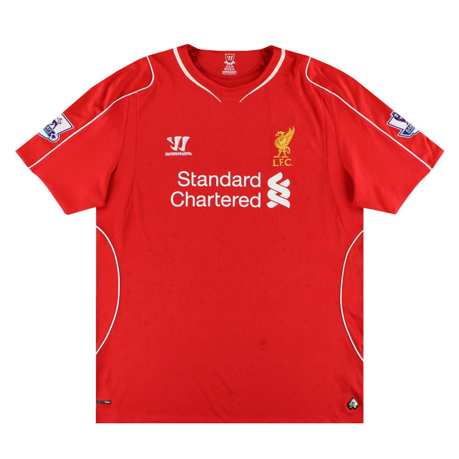 Camiseta Warrior local del Liverpool 2014-15 *Impecable* XXL