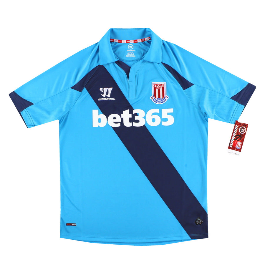 Camiseta de visitante del Stoke City Warrior 2014-15 *NUEVA EN CAJA* Talla S